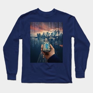 gps hologram Long Sleeve T-Shirt